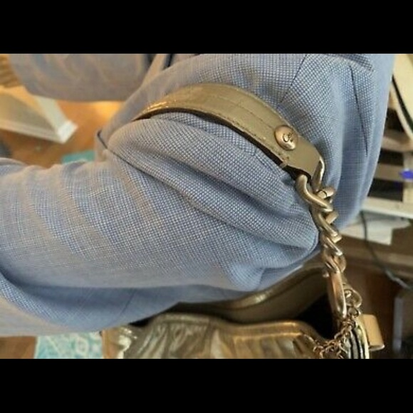 Coach Metallic handbag Mint condition New w/o tags - Picture 9 of 9